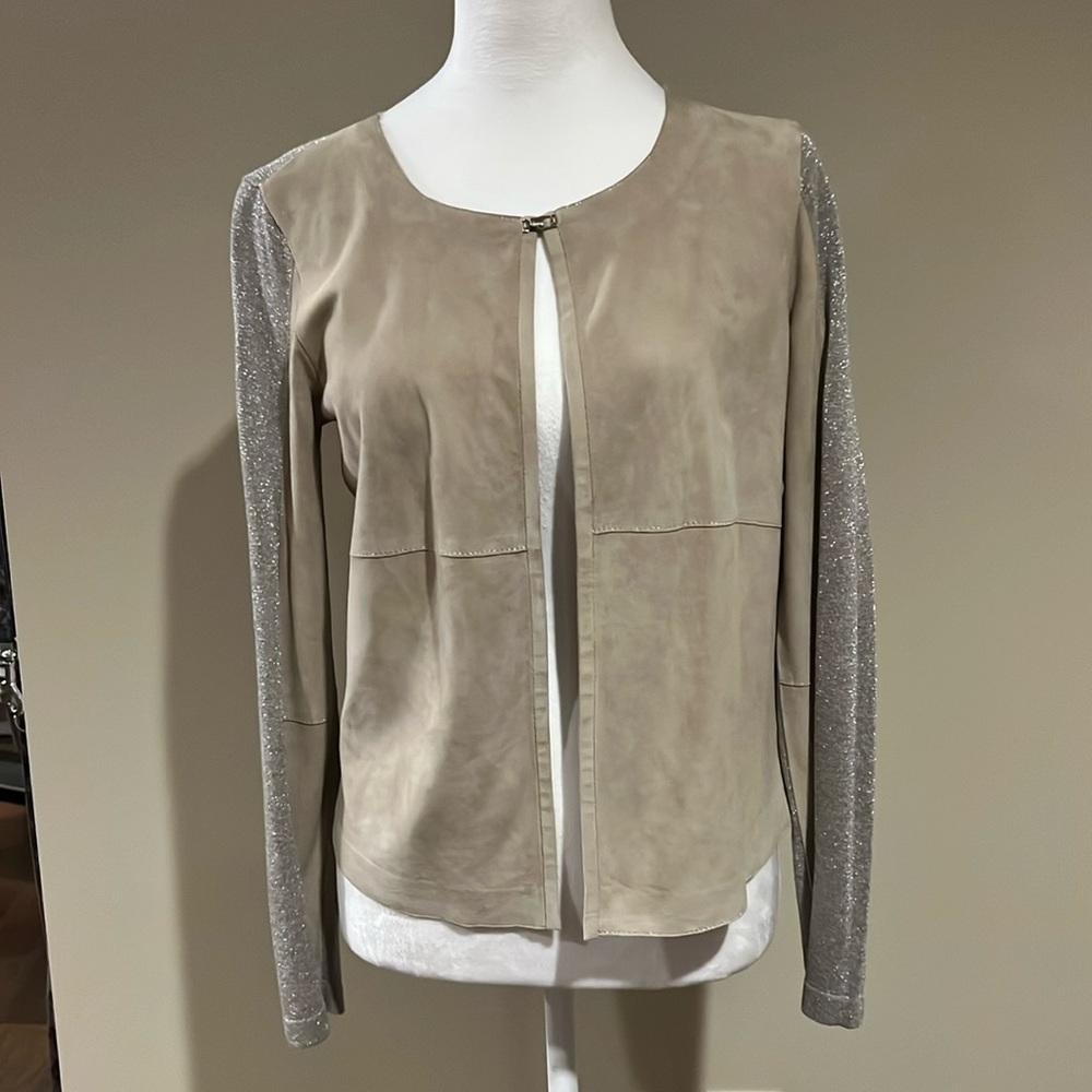 Fabiana Suede Cardigan